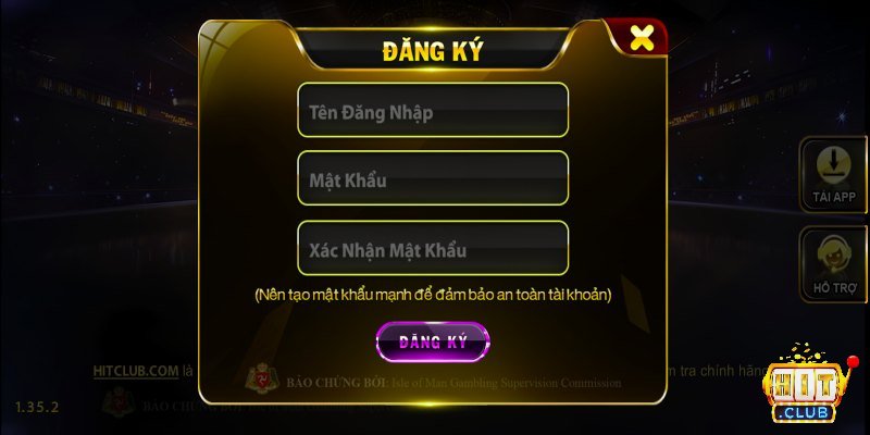 Hướng Dẫn Đăng Ký Hitclub 4 Bước Cho Hội Viên Mới 3 Hãy hoàn tất thủ tục đăng ký Hitclub để chơi