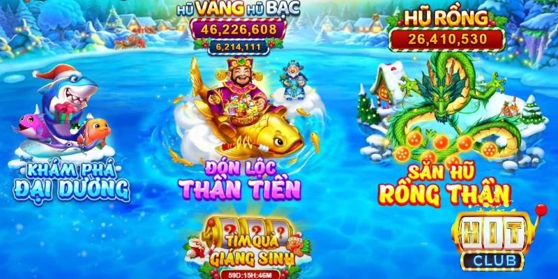 Tổng hợp top game bắn cá ăn tiền thật chơi là mê 2 Bắn cá Hitclub được yêu thích và đánh giá cao