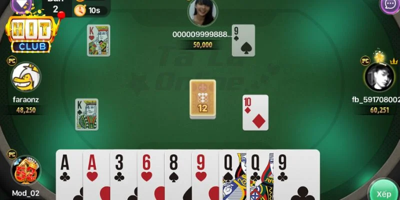 Game Bài Tá Lả Hitclub: Chi Tiết Lối Chơi Cho Tân Thủ Nhập Môn 3 Cách sắp xếp và rút bài phỏm tá lả cần thành thục trên bàn chơi.